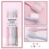 Boxed color manual household plastic four-tube household soft bristle gum protection minimalist toothbrush for men and women Application Scenario